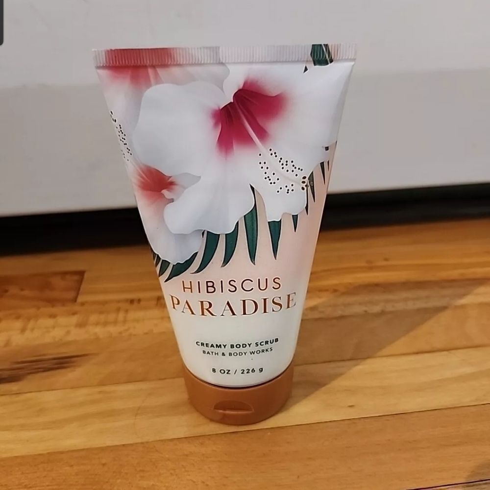 Bath & Body Works Hibiscus Paradise Creamy Body Scrub 8oz New